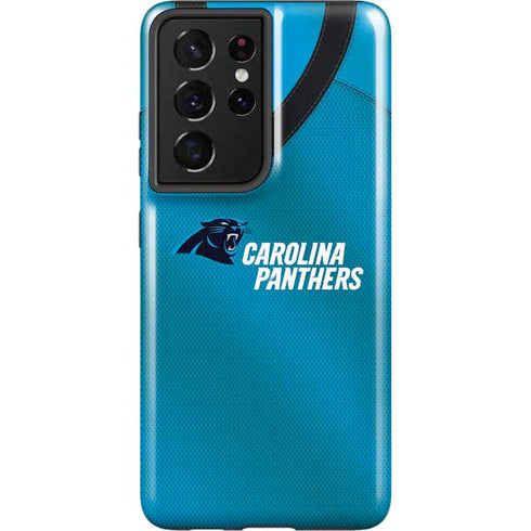 NFL Carolina Panthers Team Jersey Galaxy S21 Ultra 5G Pro Case