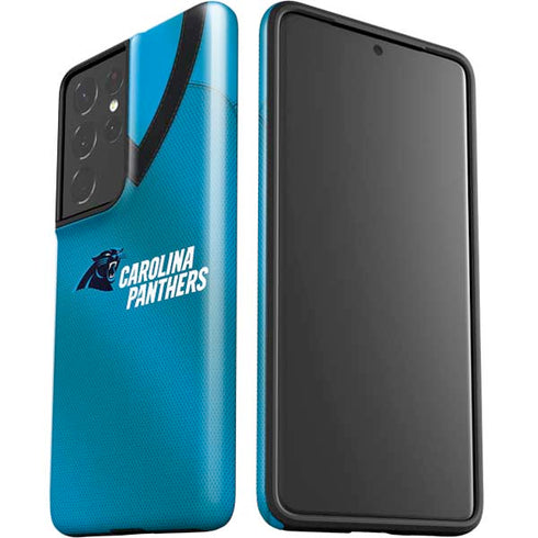 NFL Carolina Panthers Team Jersey Galaxy S21 Ultra 5G Pro Case