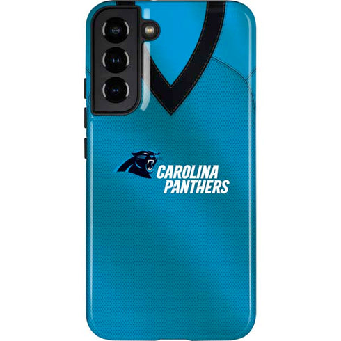 NFL Carolina Panthers Team Jersey Galaxy S22 Plus Pro Case