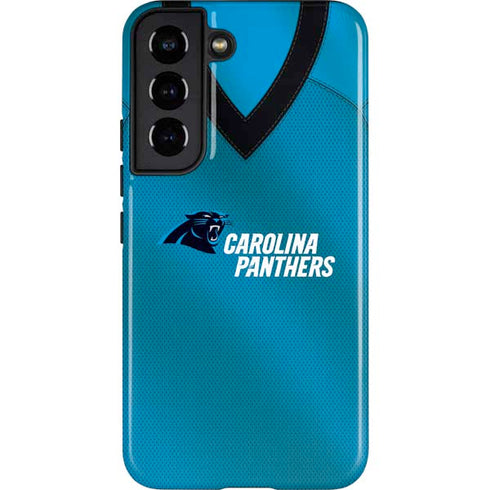 NFL Carolina Panthers Team Jersey Galaxy S22 Pro Case