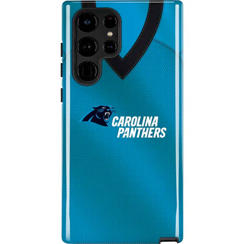 NFL Carolina Panthers Team Jersey Galaxy S22 Ultra Pro Case