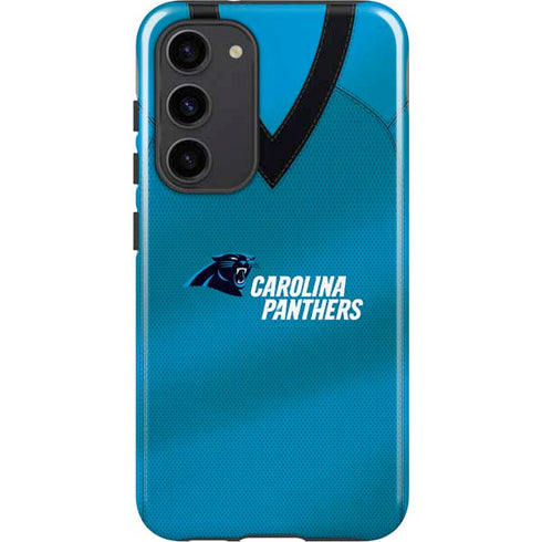 NFL Carolina Panthers Team Jersey Galaxy S23 Plus Pro Case