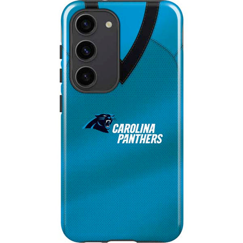 NFL Carolina Panthers Team Jersey Galaxy S23 Pro Case