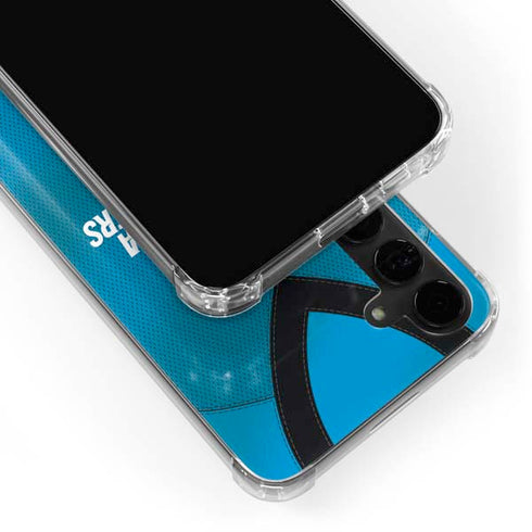 NFL Carolina Panthers Team Jersey Galaxy S24 Plus Clear Case