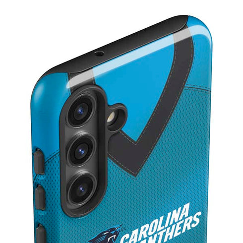 NFL Carolina Panthers Team Jersey Galaxy S24 Plus Impact Case
