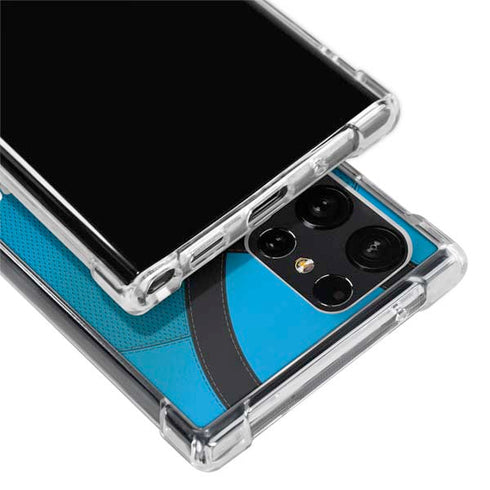 NFL Carolina Panthers Team Jersey Galaxy S24 Ultra Clear Case