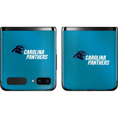 NFL Carolina Panthers Team Jersey Galaxy Z Flip Skin