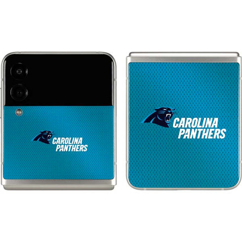 NFL Carolina Panthers Team Jersey Galaxy Z Flip3 5G Skin
