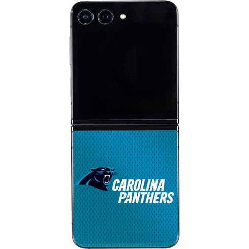 NFL Carolina Panthers Team Jersey Galaxy Z Flip5 5G Skin