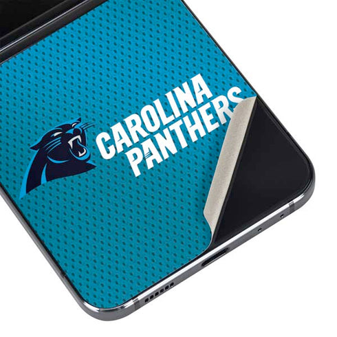 NFL Carolina Panthers Team Jersey Galaxy Z Flip5 5G Skin
