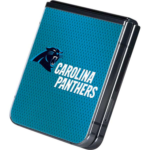NFL Carolina Panthers Team Jersey Galaxy Z Flip5 5G Skin