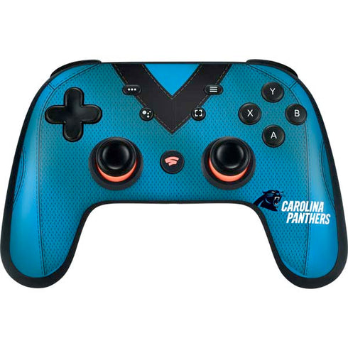 NFL Carolina Panthers Team Jersey Google Stadia Controller Skin