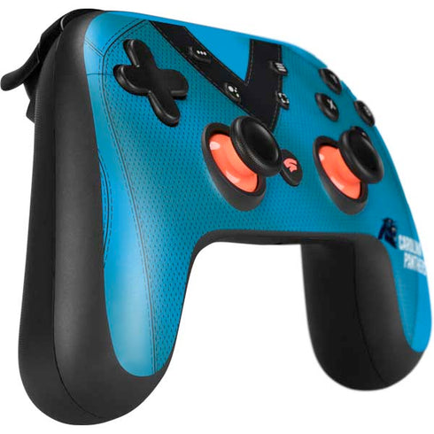 NFL Carolina Panthers Team Jersey Google Stadia Controller Skin