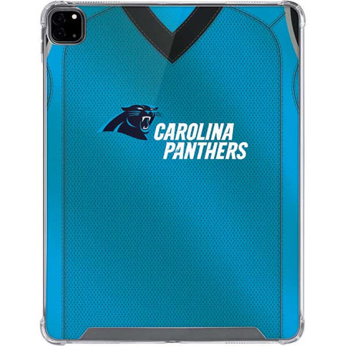 NFL Carolina Panthers Team Jersey iPad Pro 12.9in (2020) Clear Case