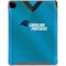 NFL Carolina Panthers Team Jersey iPad Pro 12.9in (2020) Clear Case