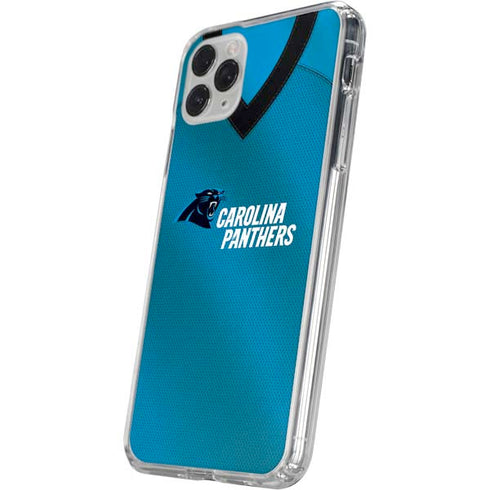 NFL Carolina Panthers Team Jersey iPhone 11 Pro Clear Case