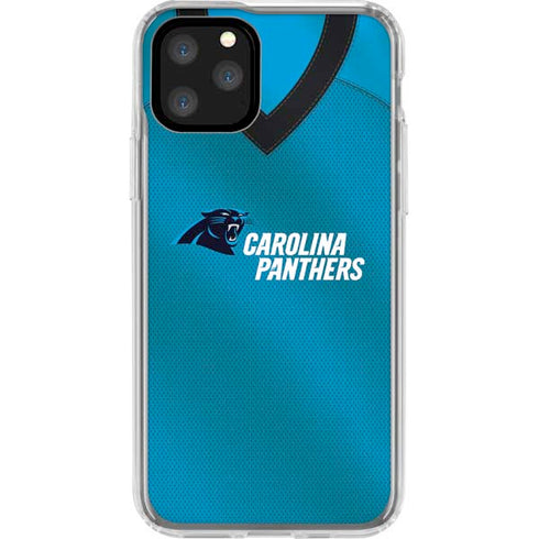 NFL Carolina Panthers Team Jersey iPhone 11 Pro Clear Case