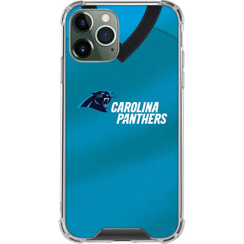 NFL Carolina Panthers Team Jersey iPhone 11 Pro Max Clear Case