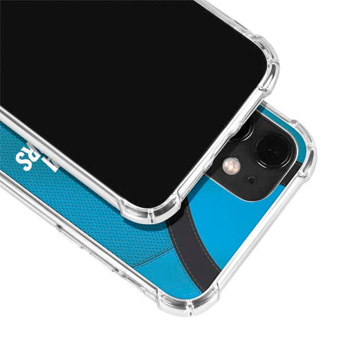 NFL Carolina Panthers Team Jersey iPhone 12 Clear Case