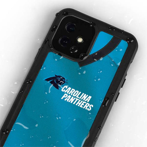 NFL Carolina Panthers Team Jersey iPhone 12 Mini Waterproof Case
