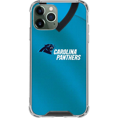 NFL Carolina Panthers Team Jersey iPhone 12 Pro Max Clear Case