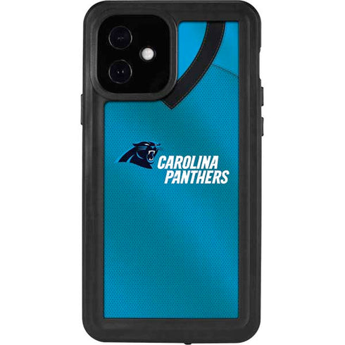 NFL Carolina Panthers Team Jersey iPhone 12 Waterproof Case