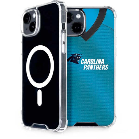 NFL Carolina Panthers Team Jersey iPhone 13 MagSafe Case