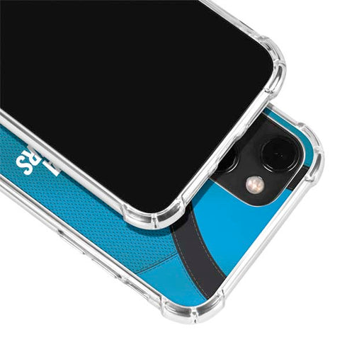 NFL Carolina Panthers Team Jersey iPhone 13 Mini Clear Case