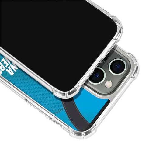 NFL Carolina Panthers Team Jersey iPhone 13 Pro Clear Case