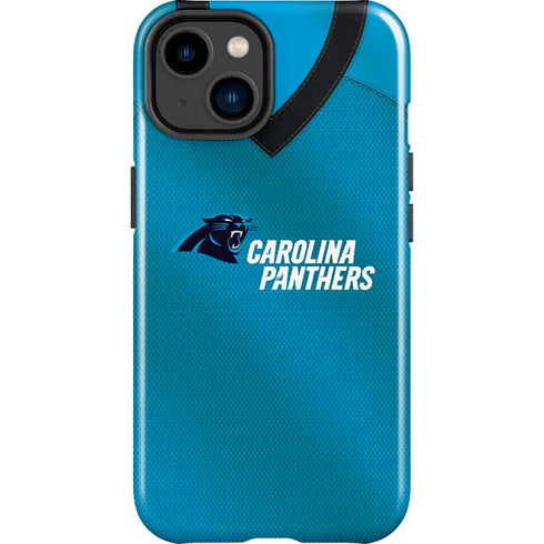 NFL Carolina Panthers Team Jersey iPhone 15 Plus Impact Case