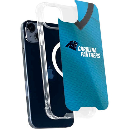 NFL Carolina Panthers Team Jersey iPhone 15 Plus MagSafe Case