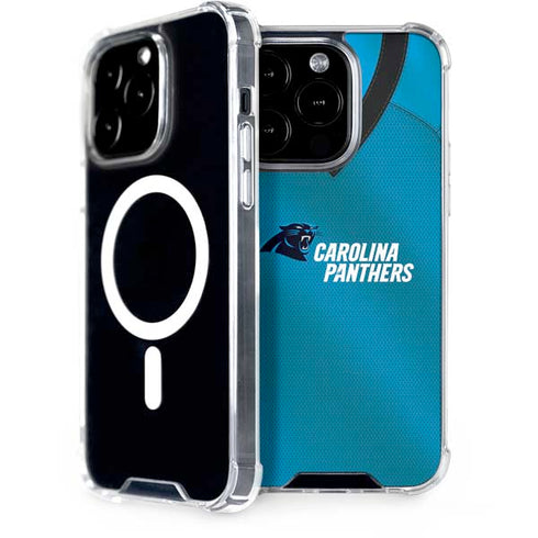 NFL Carolina Panthers Team Jersey iPhone 15 Pro MagSafe Case