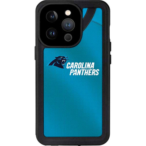 NFL Carolina Panthers Team Jersey iPhone 14 Pro Waterproof Case