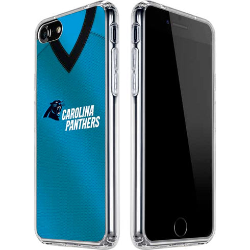 NFL Carolina Panthers Team Jersey iPhone SE (2nd & 3rd Gen) Clear Case