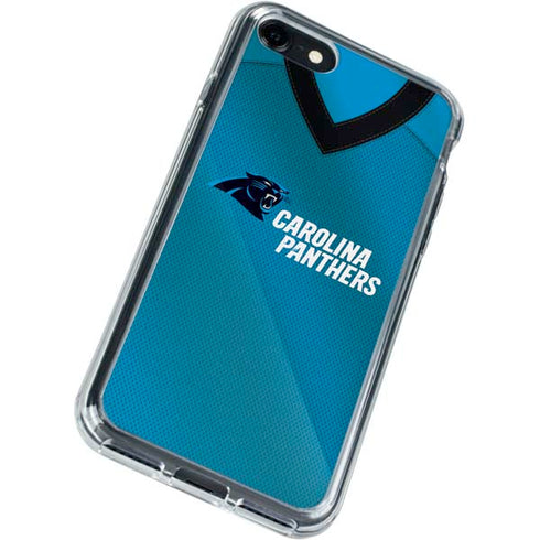 NFL Carolina Panthers Team Jersey iPhone SE (2nd & 3rd Gen) Clear Case