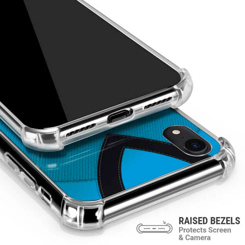 NFL Carolina Panthers Team Jersey iPhone XR Clear Case