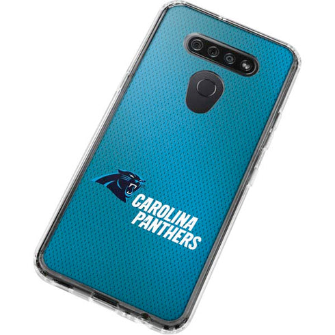 NFL Carolina Panthers Team Jersey LG K51/Q51 Clear Case