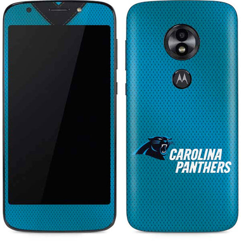 NFL Carolina Panthers Team Jersey Moto E5 Play Skin
