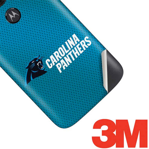NFL Carolina Panthers Team Jersey Moto E5 Play Skin