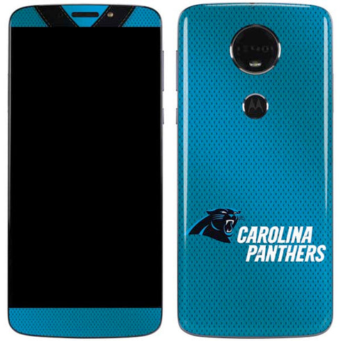 NFL Carolina Panthers Team Jersey Moto E5 Plus Skin