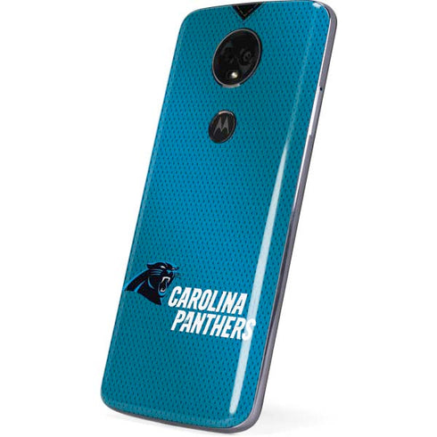 NFL Carolina Panthers Team Jersey Moto E5 Plus Skin