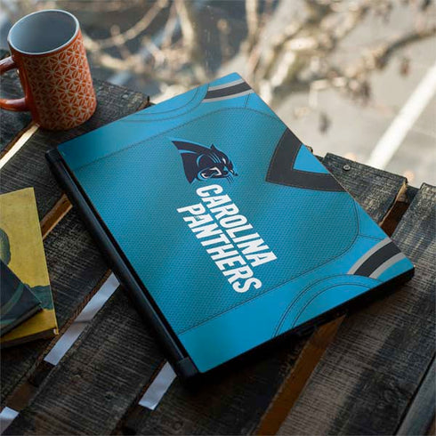 NFL Carolina Panthers Team Jersey MSI GS65 Stealth Laptop Skin
