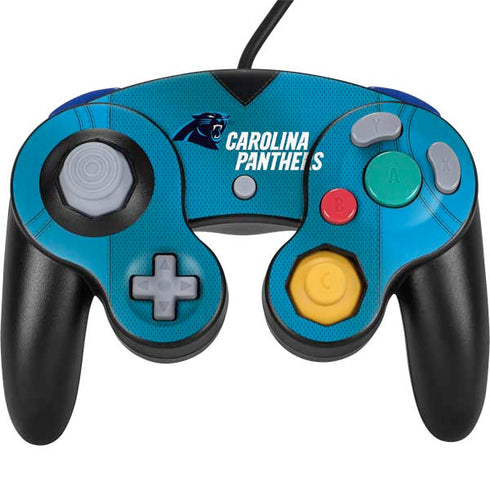 NFL Carolina Panthers Team Jersey Nintendo GameCube Controller Skin