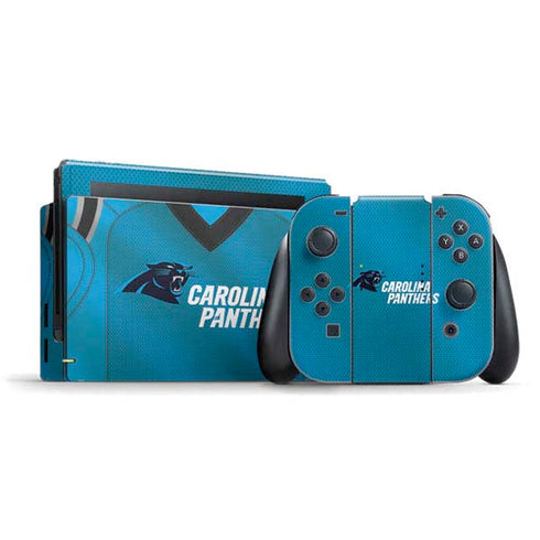 NFL Carolina Panthers Team Jersey Nintendo Switch Bundle Skin