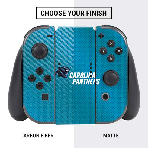 NFL Carolina Panthers Team Jersey Nintendo Switch Bundle Skin