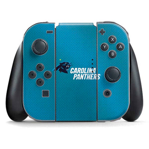 NFL Carolina Panthers Team Jersey Nintendo Switch (2017-2021) Joy-Con Controller Skin