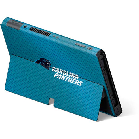 NFL Carolina Panthers Team Jersey Nintendo Switch OLED (2021) Skin