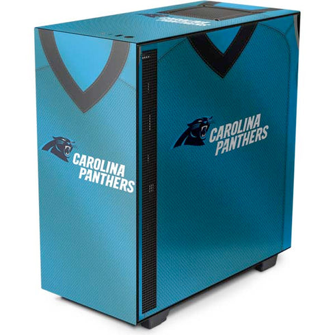 NFL Carolina Panthers Team Jersey NZXT H510 Compact ATX Mid-Tower Case Skin