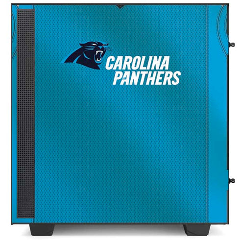 NFL Carolina Panthers Team Jersey NZXT H510 Compact ATX Mid-Tower Case Skin