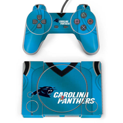 NFL Carolina Panthers Team Jersey PlayStation Classic Bundle Skin